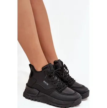 Dámská sportovní obuv Dámské sportovní boty na platformě Big Star – černé Velikost: 39