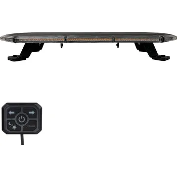 Přídavný světlomet SLIM LED rampa 610mm, oranžová, 12-24V, 36+72LED, ECE R65