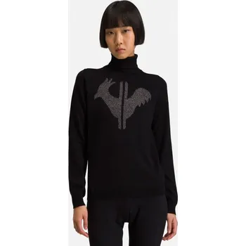 Dámský svetr ROSSIGNOL W Klasický svetr s rolovacím výstřihem černý XS