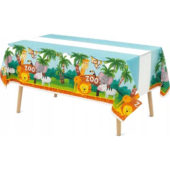 ubrus Narozeninový ubrus Safari 108x180 cm na oslavu narozenin