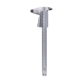 Posuvné měřítko Posuvné měřítko KINEX 150 mm, 0,02 mm, aretace tlačítkem, mm+inch, monoblok, ČSN 25 1238, DIN 862