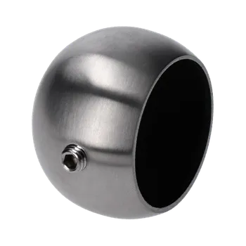 Zábradlí Ukončenie madla na trubku ø 42.4mm pomocou skrutky, brúsená nerez K320 /AISI304