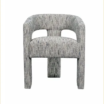 Křeslo Designové čalouněné jídelní křeslo Leith vícebarevné II