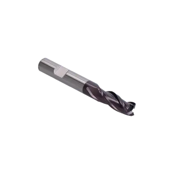 Příslušenství k frézce Válcová fréza Ø10mm, HSSCo8, DIN 844K, TiAlN povlak, válcový dřík s destičkou (Weldon) dle DIN 1835 B