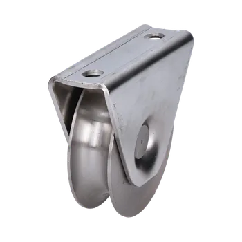 Zábradlí Vodící kladka ø78 mm, pro montáž pod rám, pro profil C902IX20, nosnost 400 kg, nerez AISI304