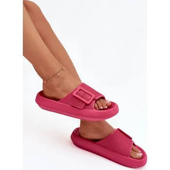Dámské žabky Dámské pantofle na platformě Big Star – fuchsie Velikost: 36