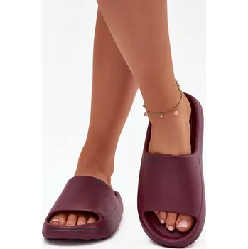 Dámské žabky Lehké dámské pantofle Big Star – bordó Velikost: 38