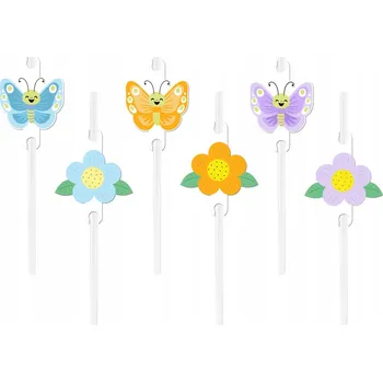 Papírová Brčka Congee 6 ks