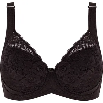 Podprsenka Linaise Kary luxusní krajková podprsenka široká ramínka 1670 105C černá