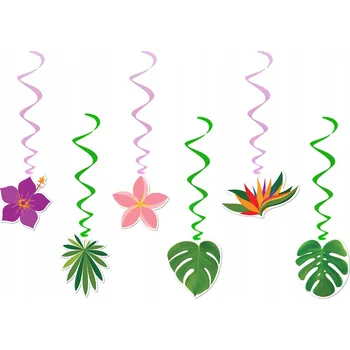 Party dekorace Závěsná dekorace Hawaii Party Havaj 6ks Vírky