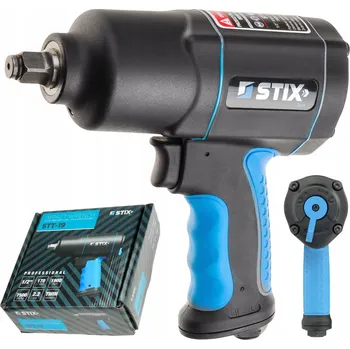 Kompozitový pneumatický rázový utahovák 1900 Nm STIX STT-19 1/2" TWIN HAMMER