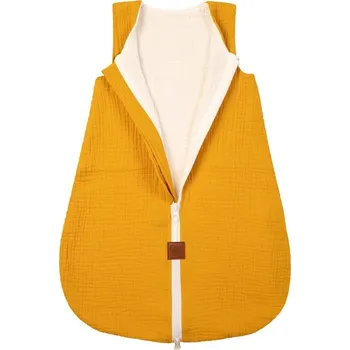 Zavinovačka Hi Little One spací pytel pro novorozence TOG 1.0 mušelín Hořčicová S