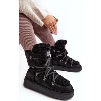 Dámská běžecká obuv Vodotěsné boty na platformě D.Franklin černý Velikost: 40