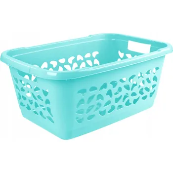 Koš na prádlo Volně stojící koš na prádlo Keeeper 52l modrý