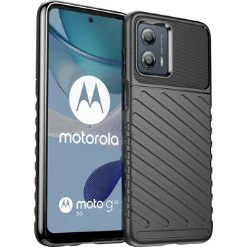 Pouzdro na mobilní telefon Hurtel Silikonové pouzdro Thunder Case pro Motorola Moto G53, černé