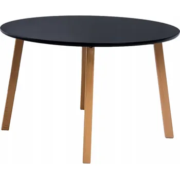 Konferenční stolek Konferenční stolek POSNORD kulatý 80 x 80 x 50 cm černý