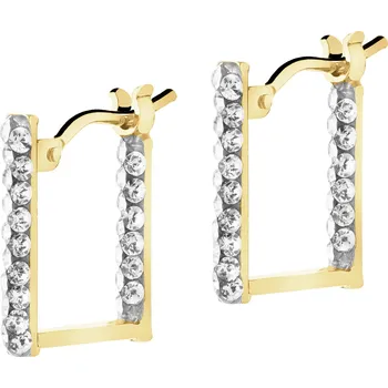 Náušnice Zlaté náušnice, broušené sklo - AP542-1168