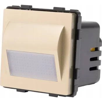 Stojací lampa LED Lampa Podlahová Nástěnná Zapuštěná Zlatá Modul do Rámečků LUUNA