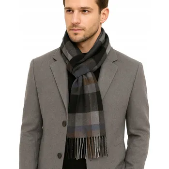 Šála Hagne šála šedá 190 cm - muž