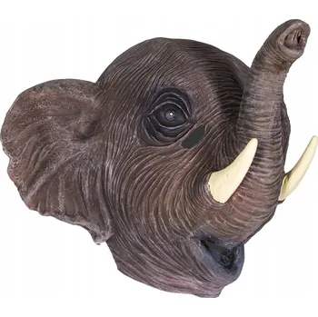 Karnevalová maska Profesionální latexová maska SLON – hlava slona