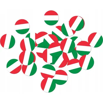 Party dekorace Konfety Vlajka Itálie Italia - 36 ks