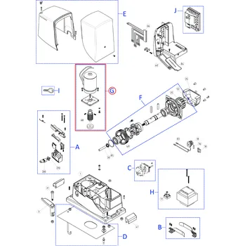SPMTG10100 kit motora pro RB500HS