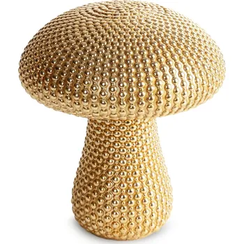 Váza DEKORAČNÍ SOŠKA DEAN 14X14X16 CM ZLATÁ