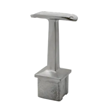 Držák madla pevný na trubku ø 42.4mm (66x82mm), broušená nerez K320 / AISI304