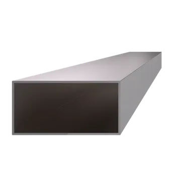 Zábradlí Profil uzavřen 100x50x2mm, cena za 1ks (3m), broušená nerez K320 /AISI304