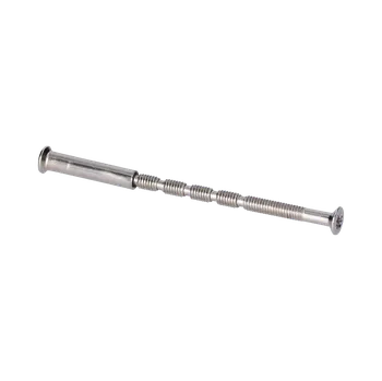 Šroub na montáž kliky na dveře 4x60 mm, (prošroubování přes dveře), povrchová úprava: pochromovaná ocel, balení 1 ks