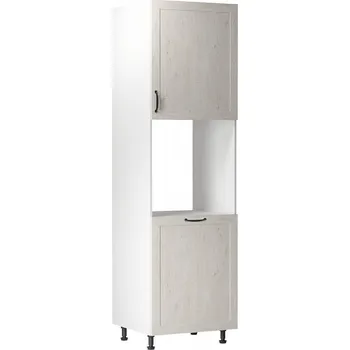 Kuchyňská linka Potravinová skříňka, bílá/sosna skandinávská, ROYAL D60P