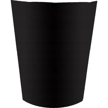 Party nádobí Černé papírové Kelímky 250ml, sada kusů , ideální na večírky