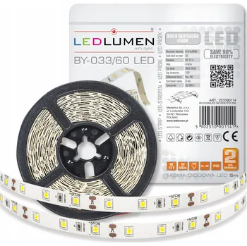 LED páska LED pásek Ledlumen 251090114 20W 12V DC neutrální bílá