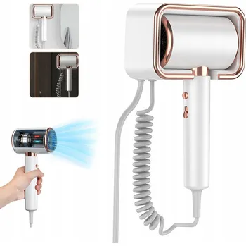 Fén FÉN na vlasy hotelový nástěnný S IONIZACÍ Ionizace PROFESIONÁLNÍ VÝKON