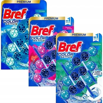 WC čistič Čistič do toalet Bref závěska 9 ks 0,010 l