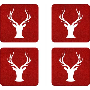 Obraz Kvadratická podložka plst 10 x 10 cm