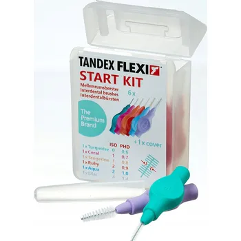 Zubní kartáček TANDEX Flexi KIT startovací sada 6 mezizubních kartáčků m/z