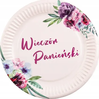 Talíř Papírové talířky Congee Rozlučka Se Svobodou 18 cm, 6 kusů