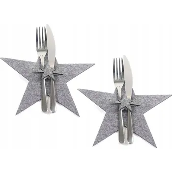 Příbor Pouzdro na příbory na Vánoce, 21 cm