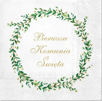 Papírový ubrousek Ubrousky První Svaté Přijímání 20 ks bílé