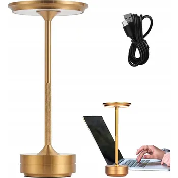 Lampička NOČNÍ LAMPA DOTYKOVÁ STOLNÍ LAMPA BEZDRÁTOVÁ 2600mAh USB