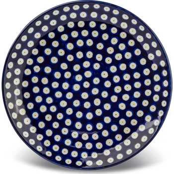 Talíř Mělký jídelní talíř Ceramika Artystyczna Bolesławiec 25 cm - dek. 70AX