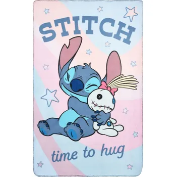 deka Fleecová deka Lilo a Stitch 100x150 cm měkká pro dívky