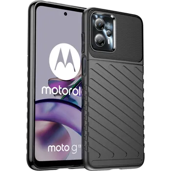 Pouzdro na mobilní telefon Hurtel Silikonové pouzdro Thunder Case pro Motorola Moto G13, černé