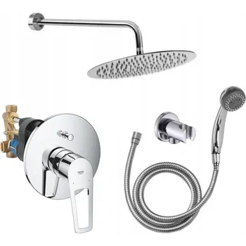 Vodovodní baterie Grohe Podomítková vanová baterie BauLoop, chrom