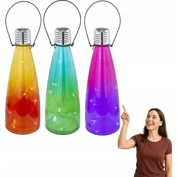 Venkovní osvětlení Sada x12 ks Solární LED světlo do lahve v různých barvách SOLAR Globo