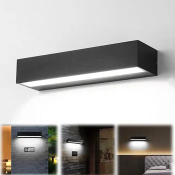 Venkovní osvětlení LED FASÁDNÍ SVÍTIDLO VENKOVNÍ DLOUHÉ 30cm Bílá Studená