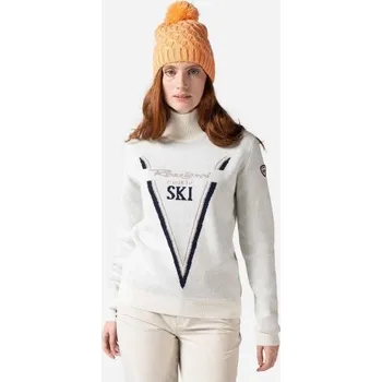 Dámský svetr Rossignol W Victoire Tn Knit Sweater bílá XS
