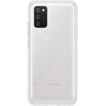 Pouzdro na mobilní telefon Samsung Galaxy A02s Soft Clear Cover - Transparant