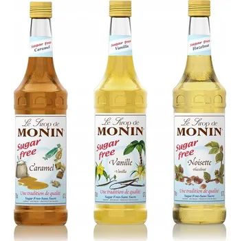 Sirup Monin Sada sirupů do kávy bez cukru 3 x 700 ml